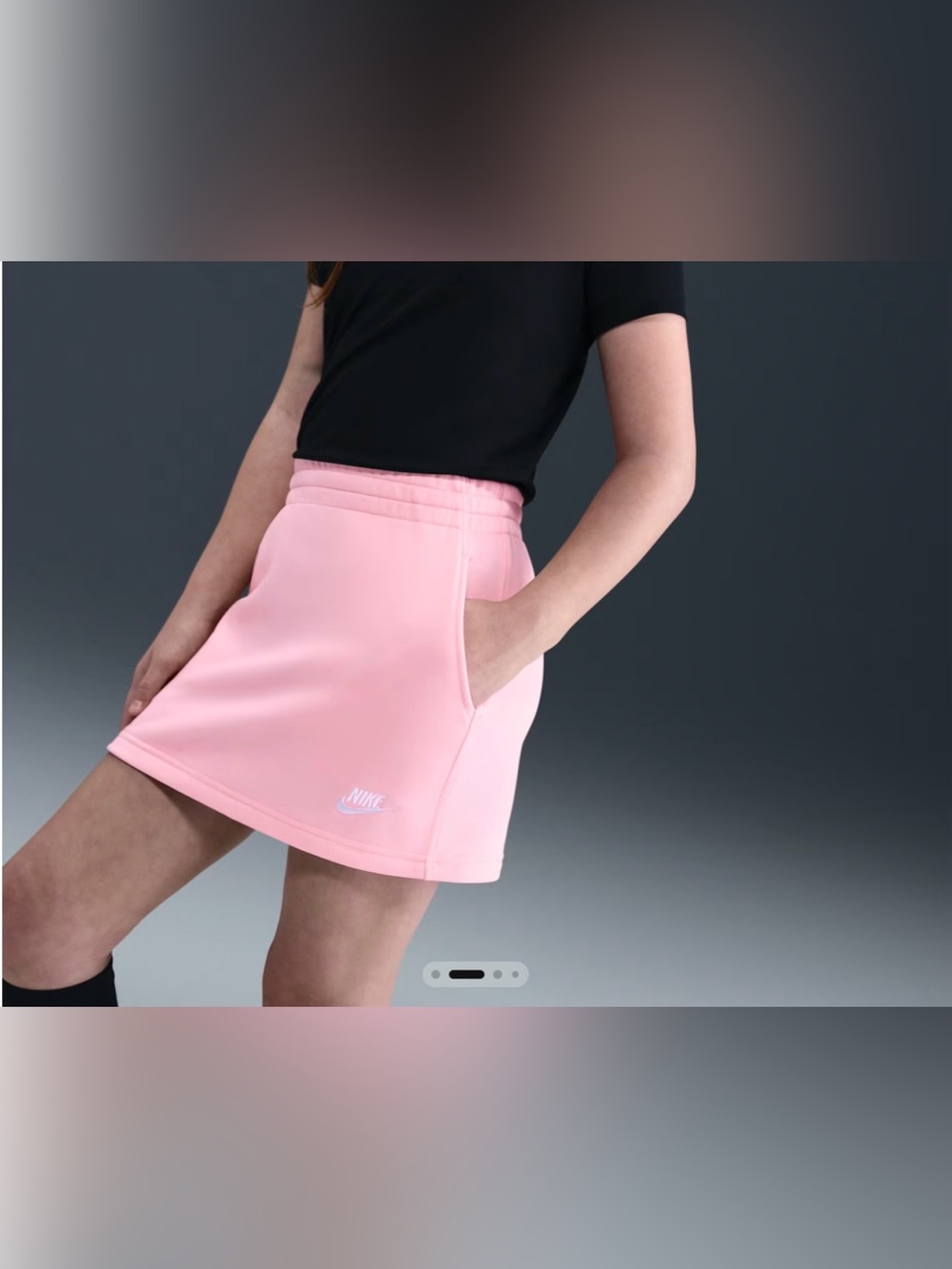 NIKE Kids Pink Skirt
